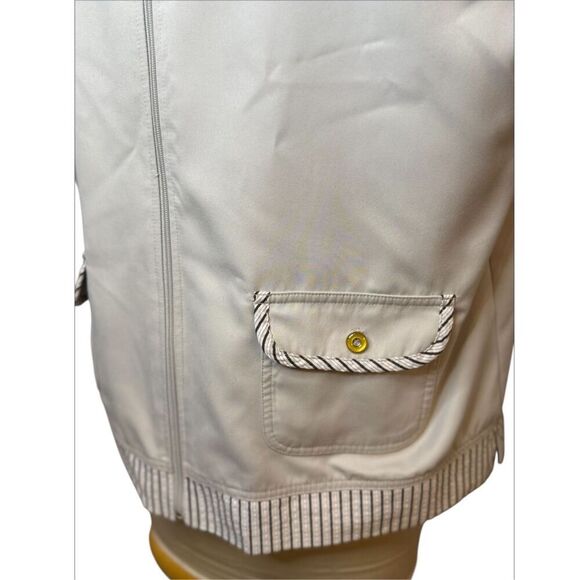 Allison Daley Full Zip Women’s Vest Sz. 16 Khaki Outdoors Golf - Picture 12 of 13